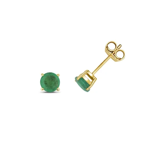 Emerald Green Stud Earrings